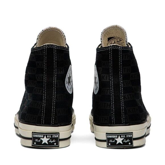 Converse Chuck 70 High x KITH 'Black Monogram' 2019 Men's Size 7.5 Womens 9.5 - Picture 2 of 12